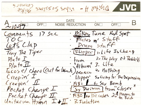 cassette label