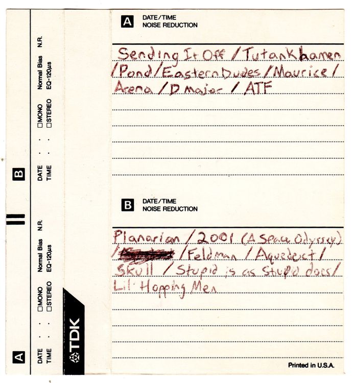 cassette label