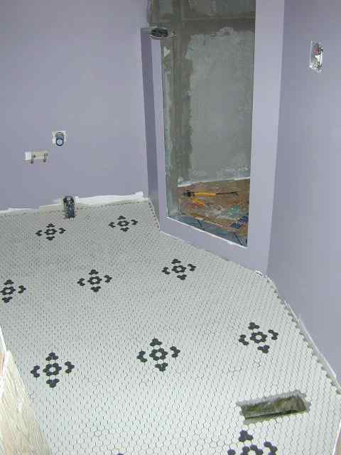 Tile floor
